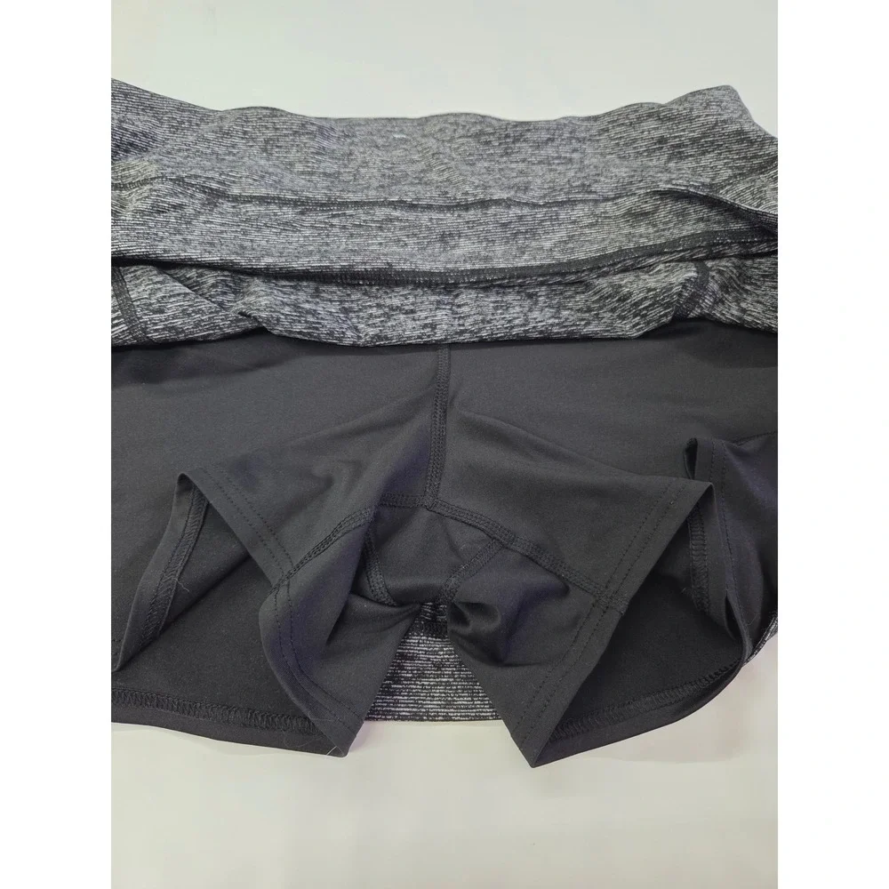 Tek Gear DryTek Skort Women XL Gray Heathered Activewear Tennis Golf Skirt